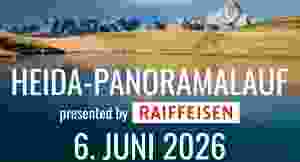 Startplatz für den Heida-Panoramalauf zu gewinnen!